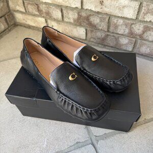 NIB COACH RONNIE LOAFER 7.5 Women's Slip On Shoe NEW Black